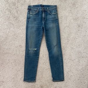 Citizens of Humanity Rocket Crop Distressed Jeans
